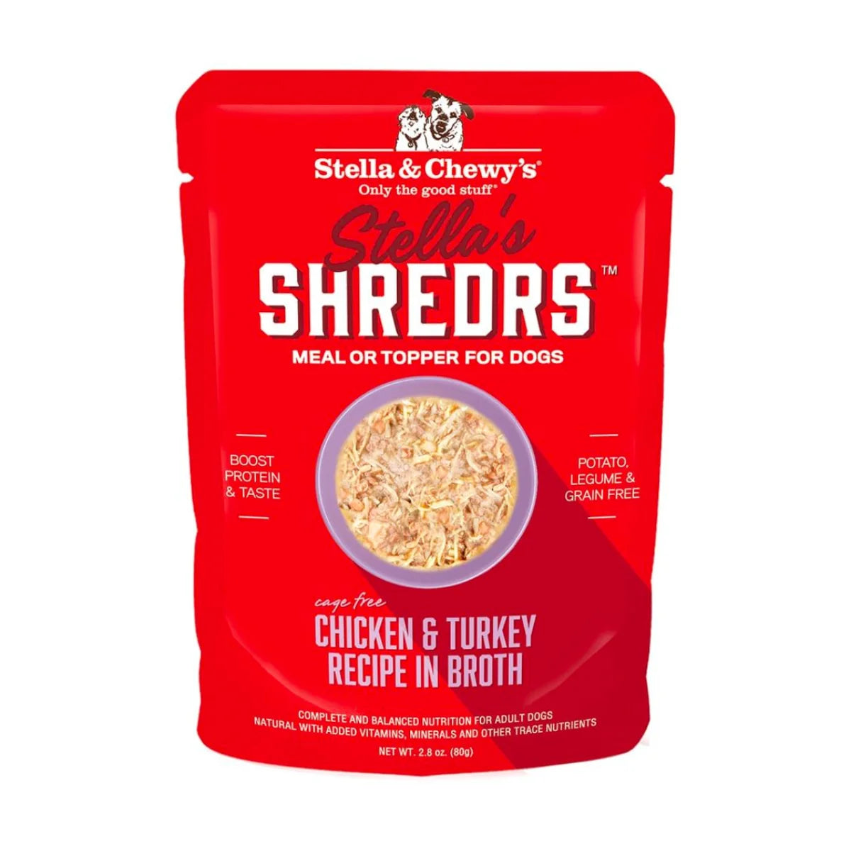 Stella & Chewy's | Shredrs Chicken & Turkey Recipe in Broth | Vetopia