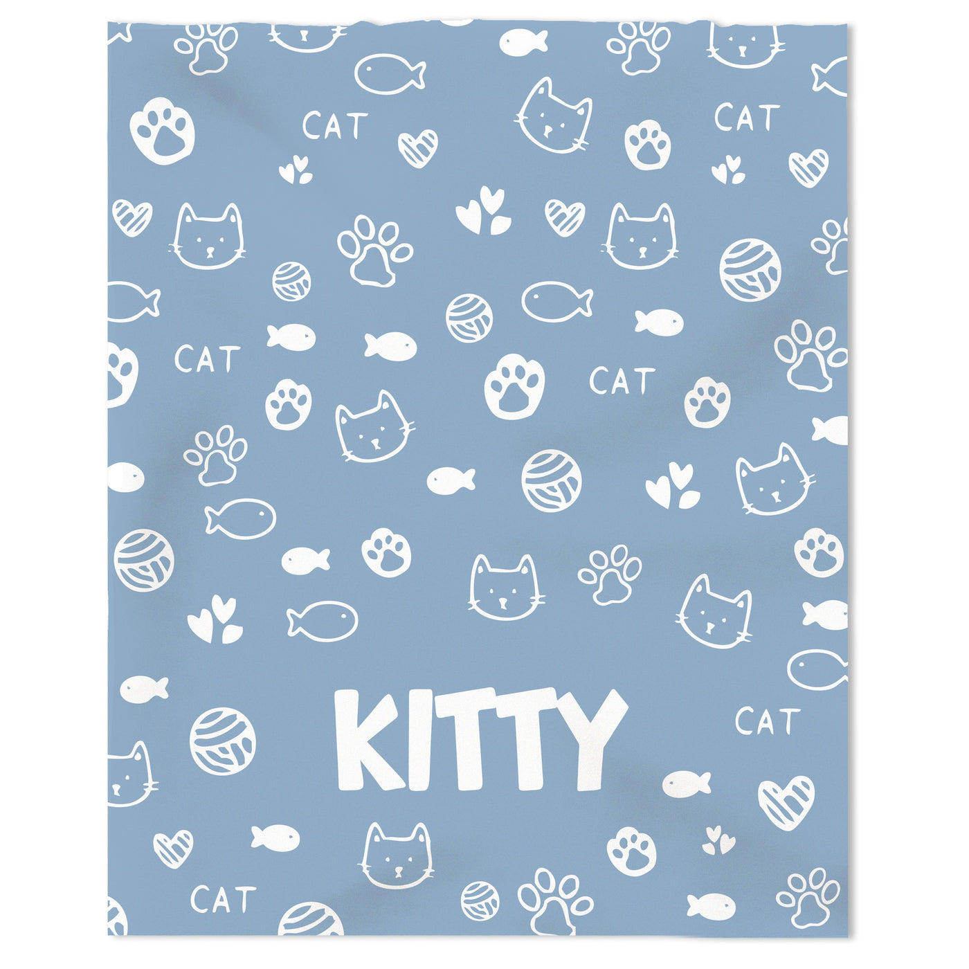 Little Days - Customized Cat Blanket - Mini