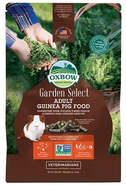 Oxbow Garden Select Adult Guinea Pig Food 4lb - Vetopia Online Store