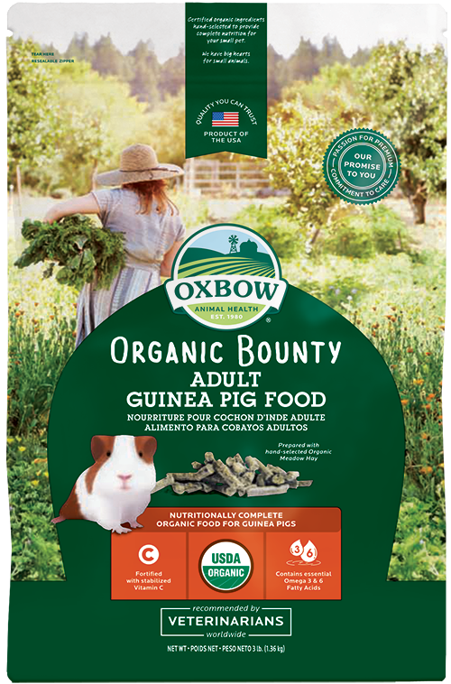 Oxbow Organic Bounty Adult Guinea Pig Food - Vetopia Online Store