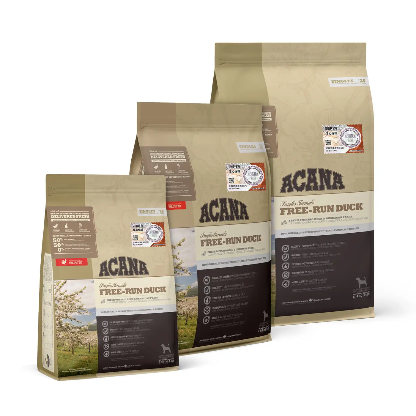 Acana - Single Protein Free Run Duck Grain Free Dog Food