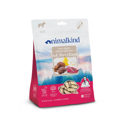 Animalkind Freeze-Dried Raw Dog Treats - Duck, Pear & Lingzhi 85g