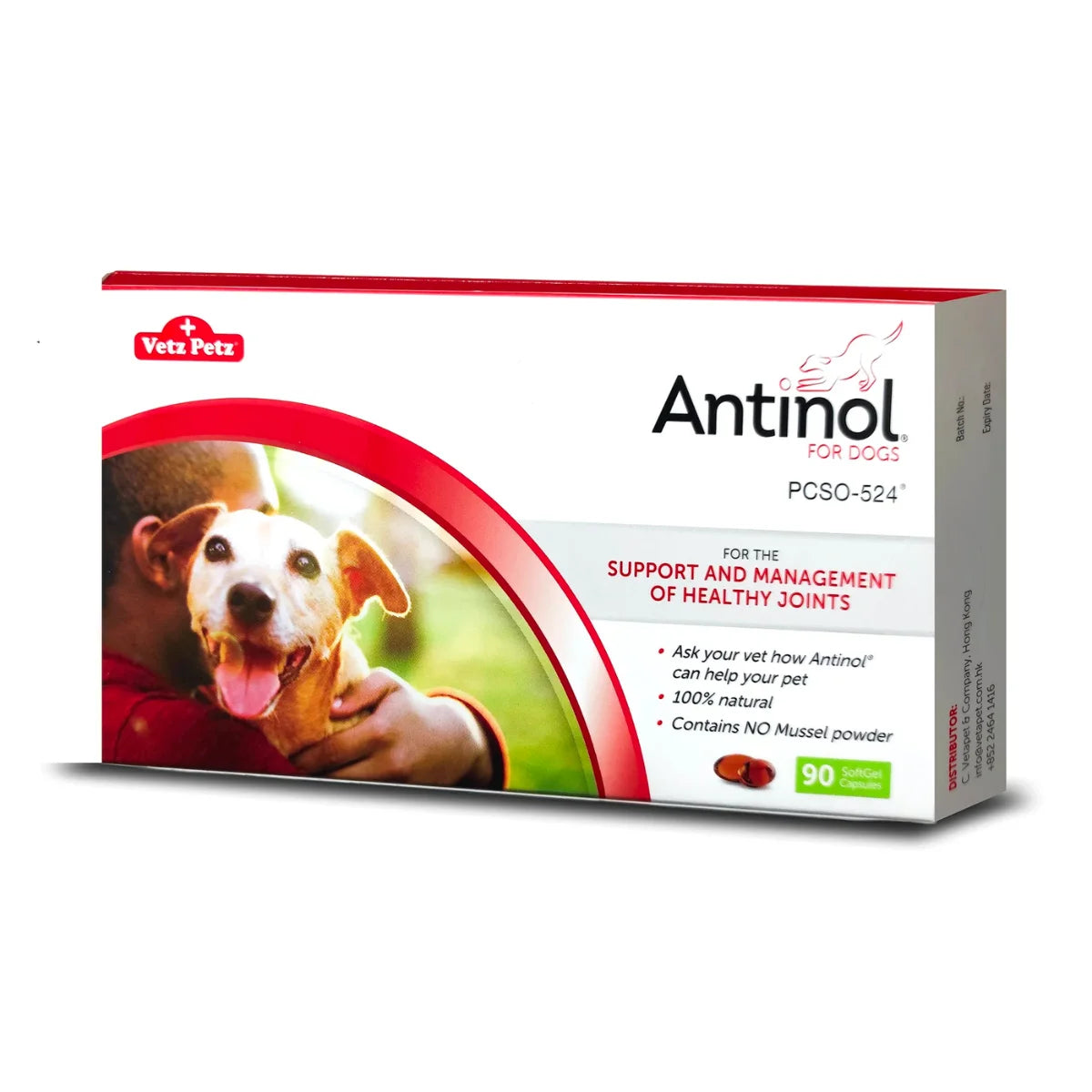 Antinol Joint Soft Gel Capsule | Vetz Petz Dog Supplement | Vetopia