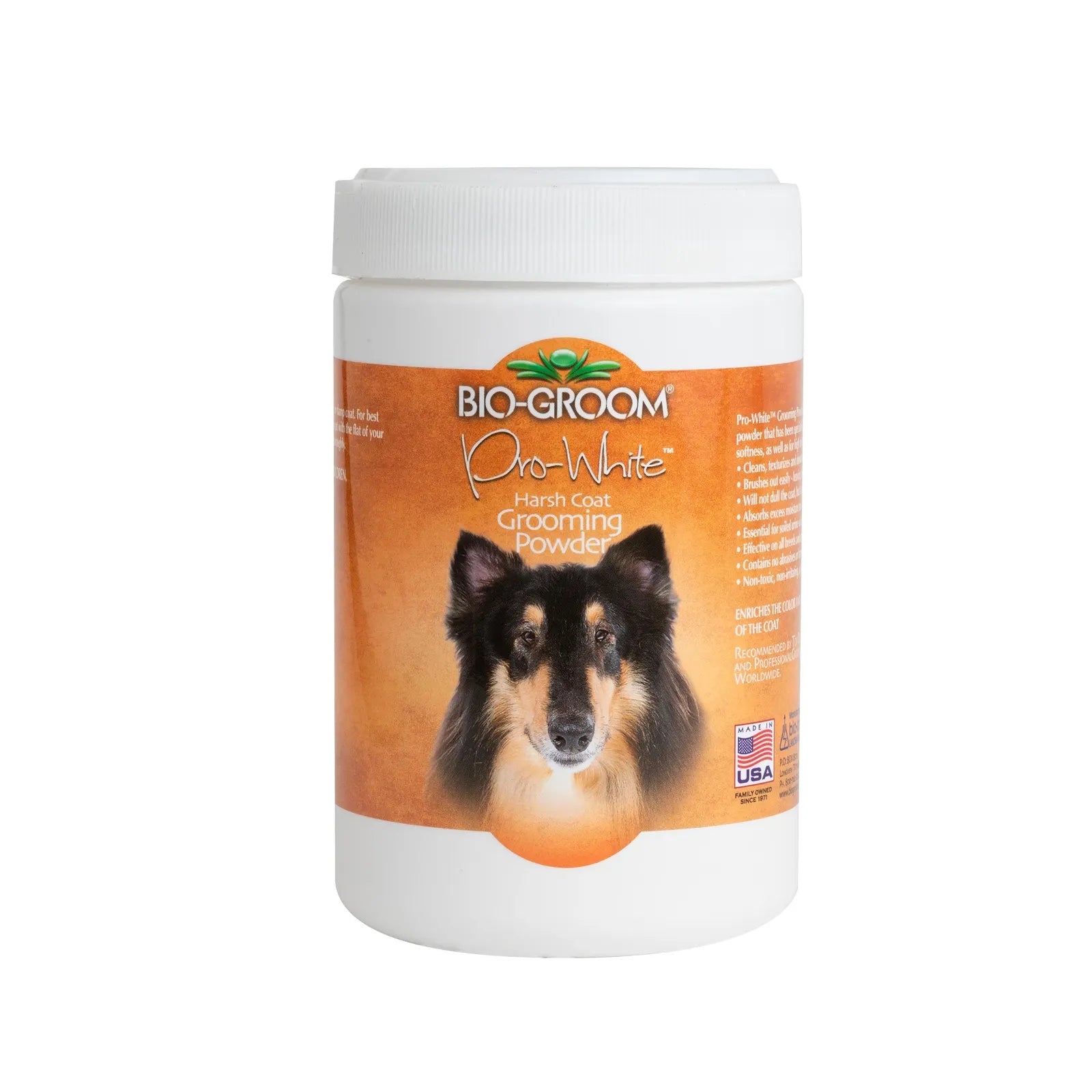 Bio-Groom - Pro-White Grooming Powder (Harsh Coat) for Dogs & Cats 8oz ...