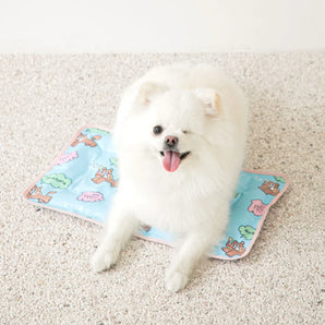 Bite Me X Scooty Studio - Cooling Mat (Blue Squirrel)