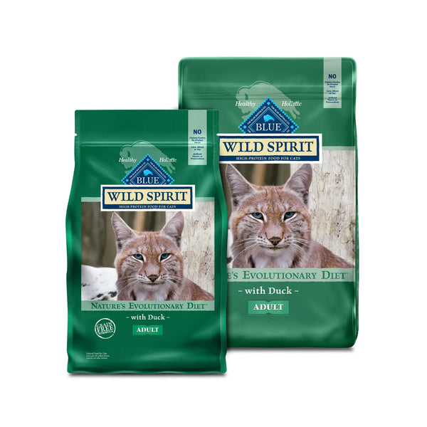 Blue Buffalo Grain-Free Cat Food WILD Spirit Indoor Adult Duck
