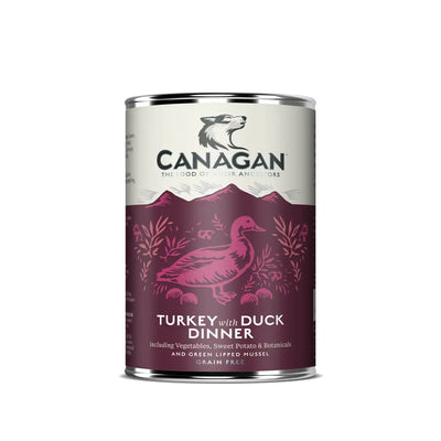 Canagan Dog Canned Food Turkey & Duck Dinner 400g