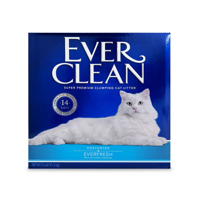 Ever Clean Everfresh With Activated Charcoal Unscented Odor Control Clay Cat Litter 25lb