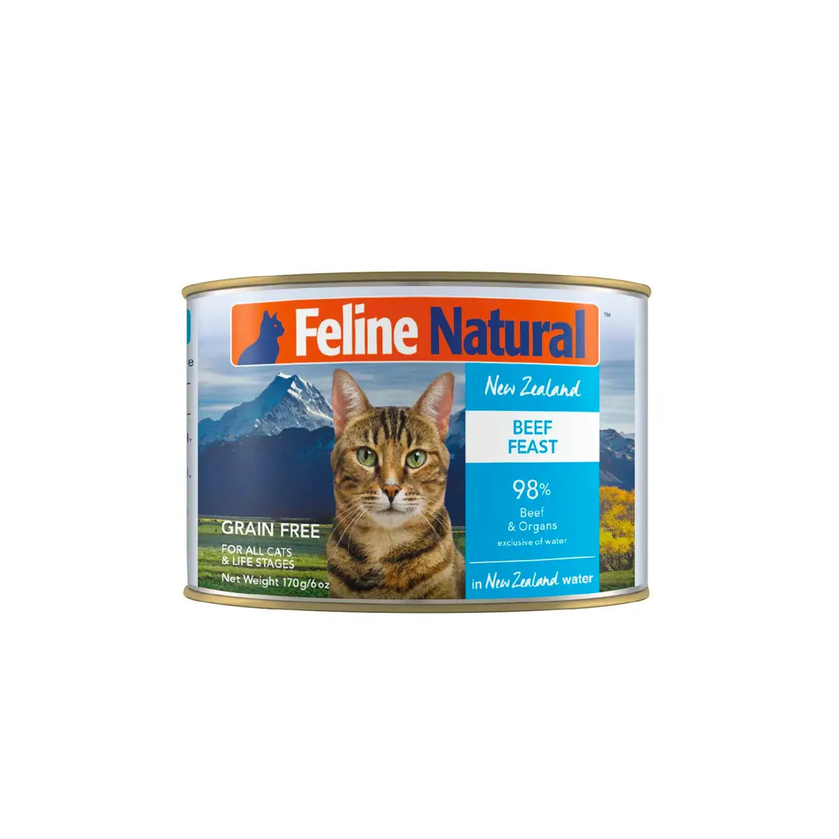 Feline Natural Canned Cat Food - Beef Feast 170g