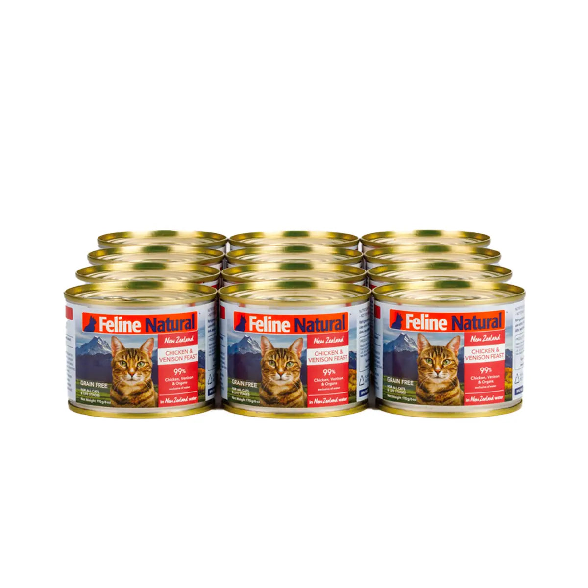 Feline Natural Canned Cat Food - Chicken & Venison