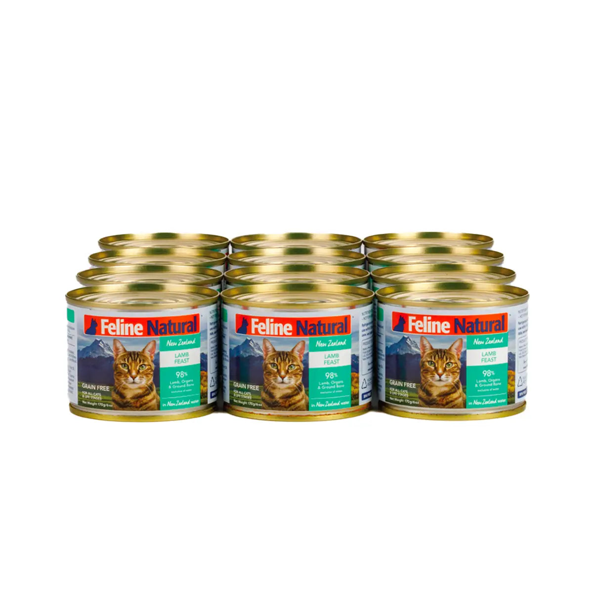 Feline Natural Canned Cat Food - Lamb Feast 170g