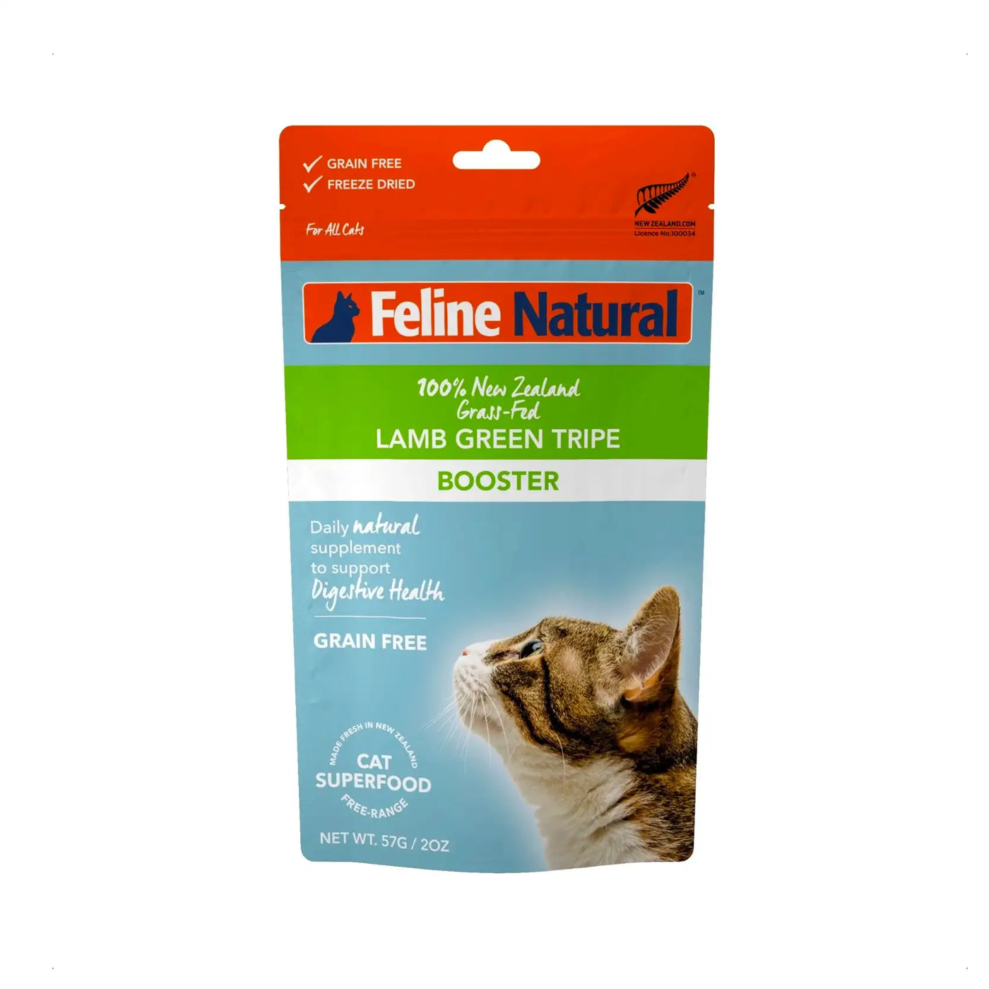 Feline Natural Freeze Dried Cat Booster - Lamb Tripe 57g