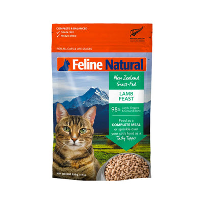 Feline Natural Freeze Dried Cat Food - Lamb Feast