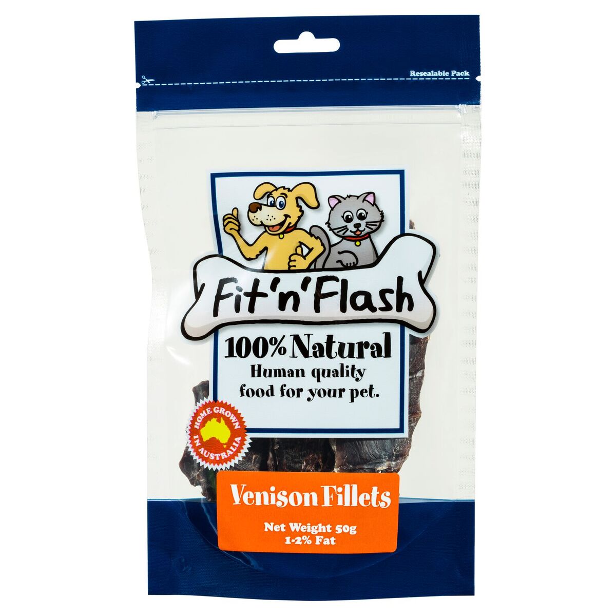 Fit'n'Flash - Venison Fillets 50g