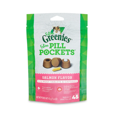 Greenies | Cats Pill Pocket Salmon | Vetopia