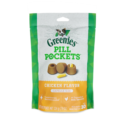 Greenies-狗隻輔助餵藥丸小食-雞肉味