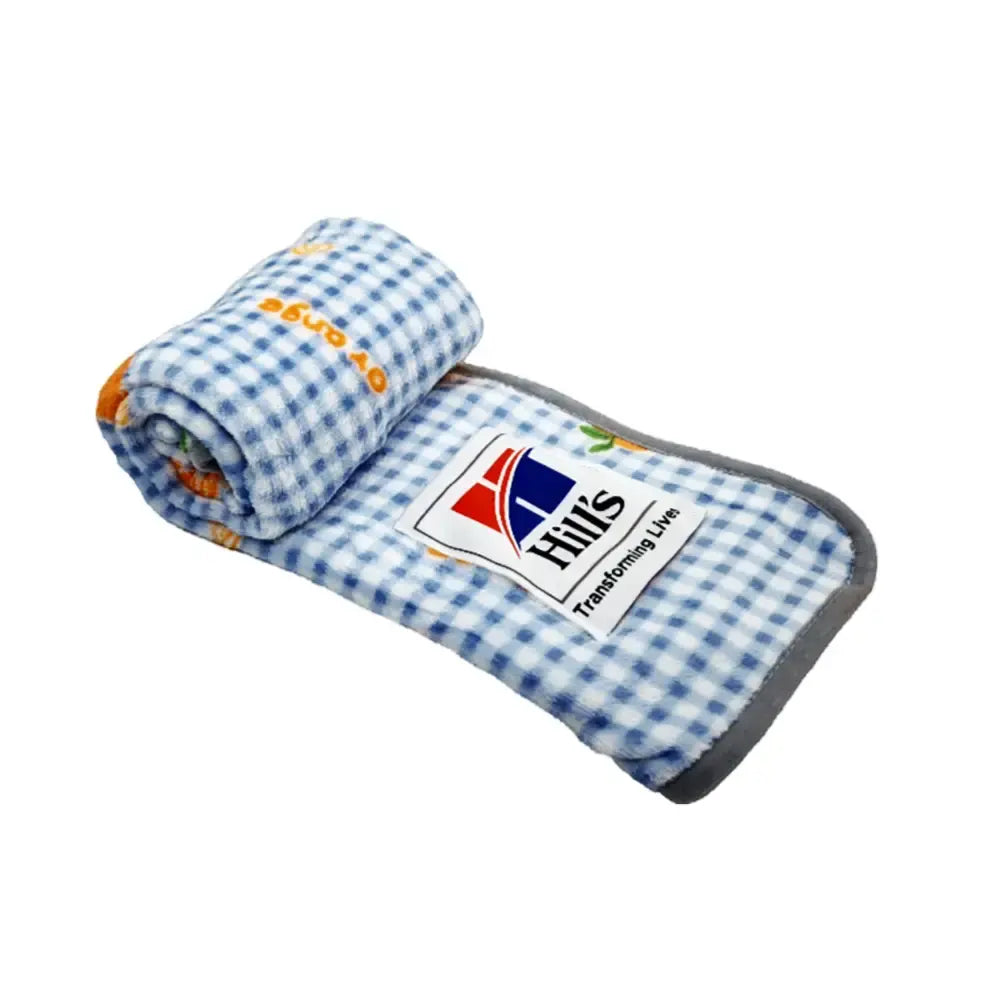 Hill's Blue Checkered Blanket