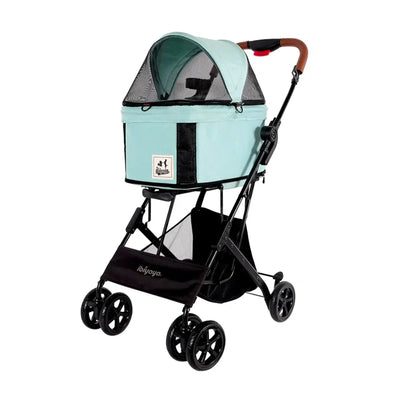 Ibiyaya | Tri-fold Pet Stroller with Detachable Carrier | Vetopia
