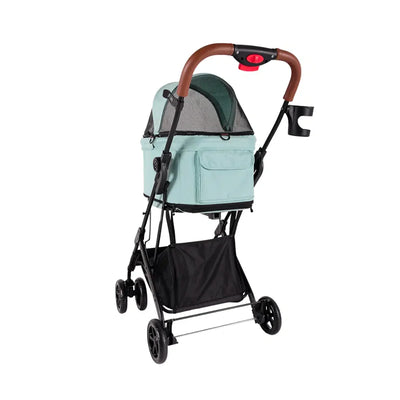 Ibiyaya | Tri-fold Pet Stroller with Detachable Carrier | Vetopia