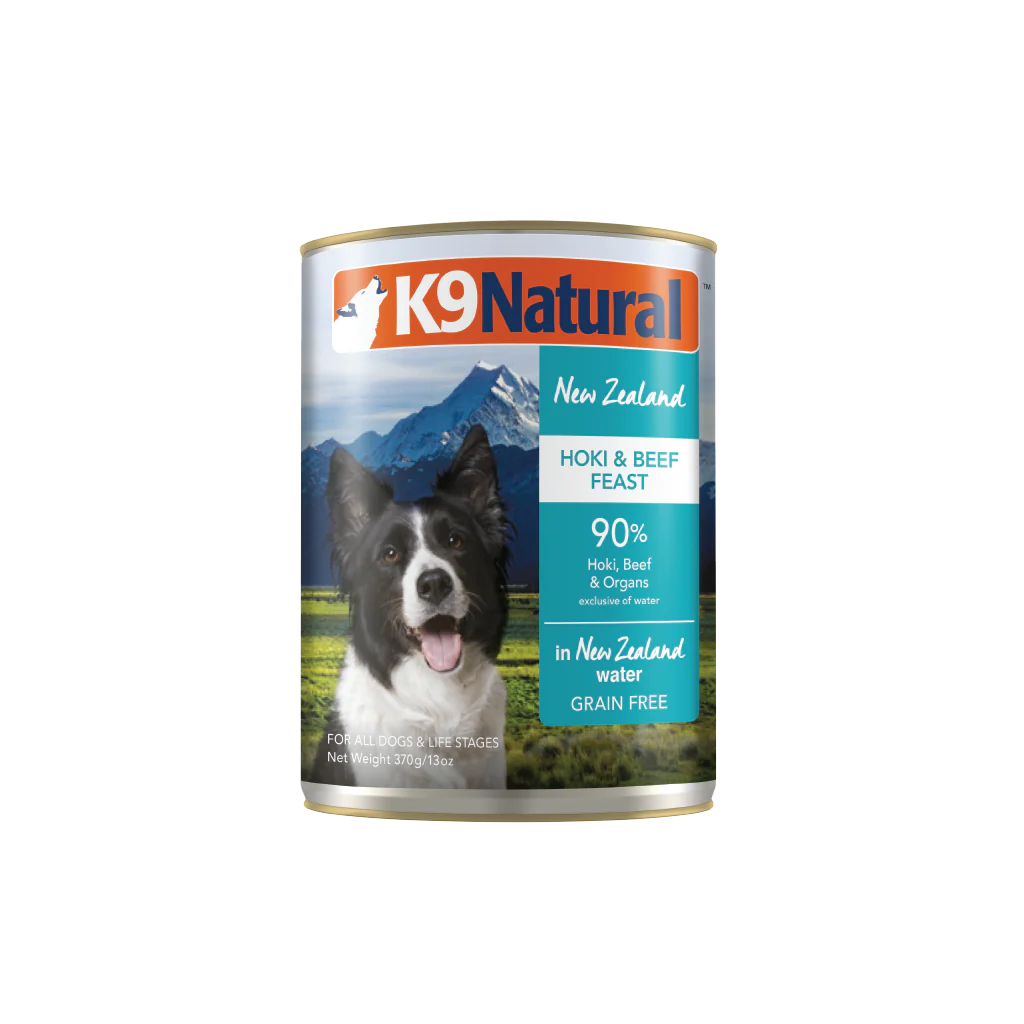 K9 Natural 狗主食罐 - 牛肉及藍尖尾鱈魚盛宴