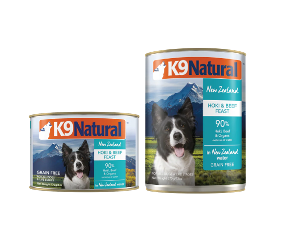 K9 Natural Canned Dog Food - Hoki & Beef Feast
