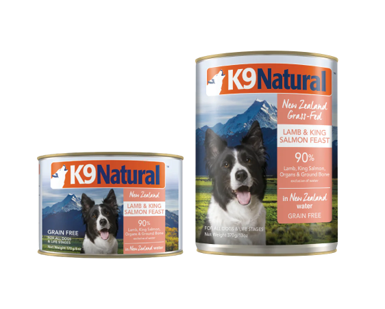 K9 Natural Canned Dog Food - Lamb & King Salmon Feast