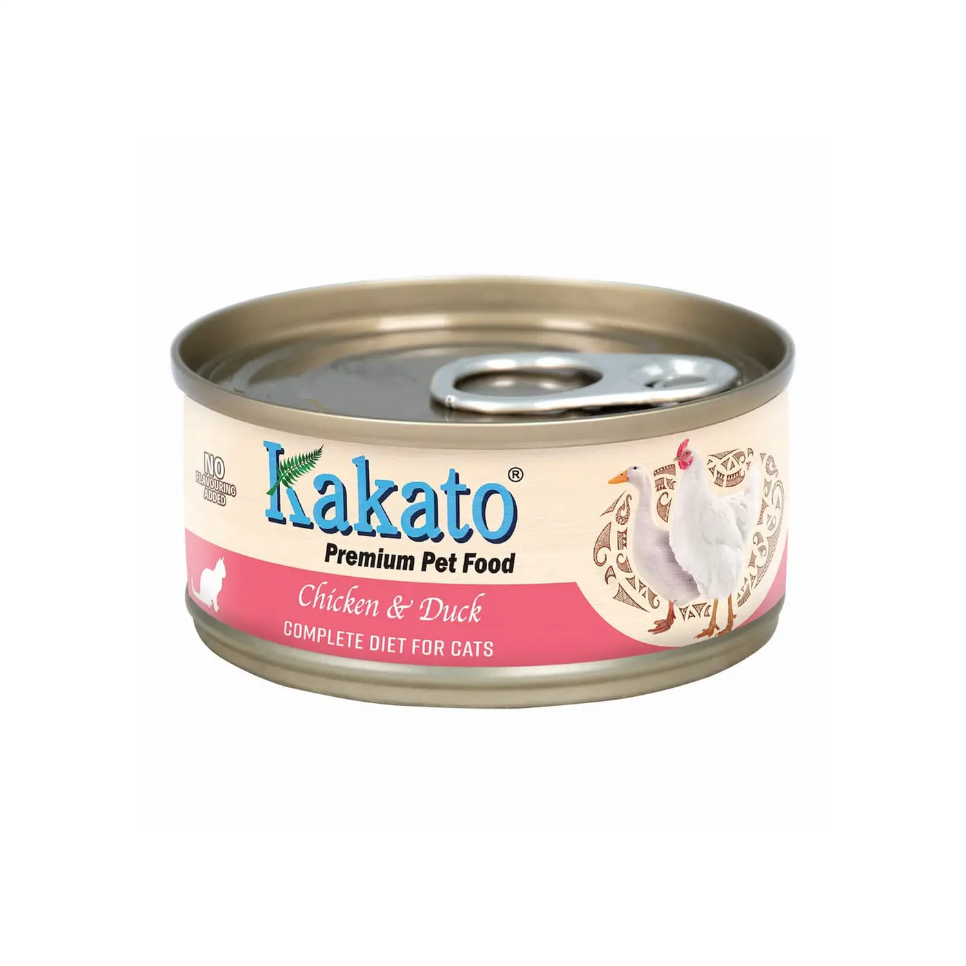 Kakato - Complete Diet Tinned Food for Cats - Chicken & Duck 70g [For VetPoints Redemption]
