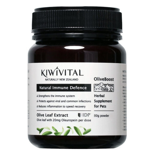 Kiwivital - OliveBoost 貓犬用橄欖葉萃取草療粉