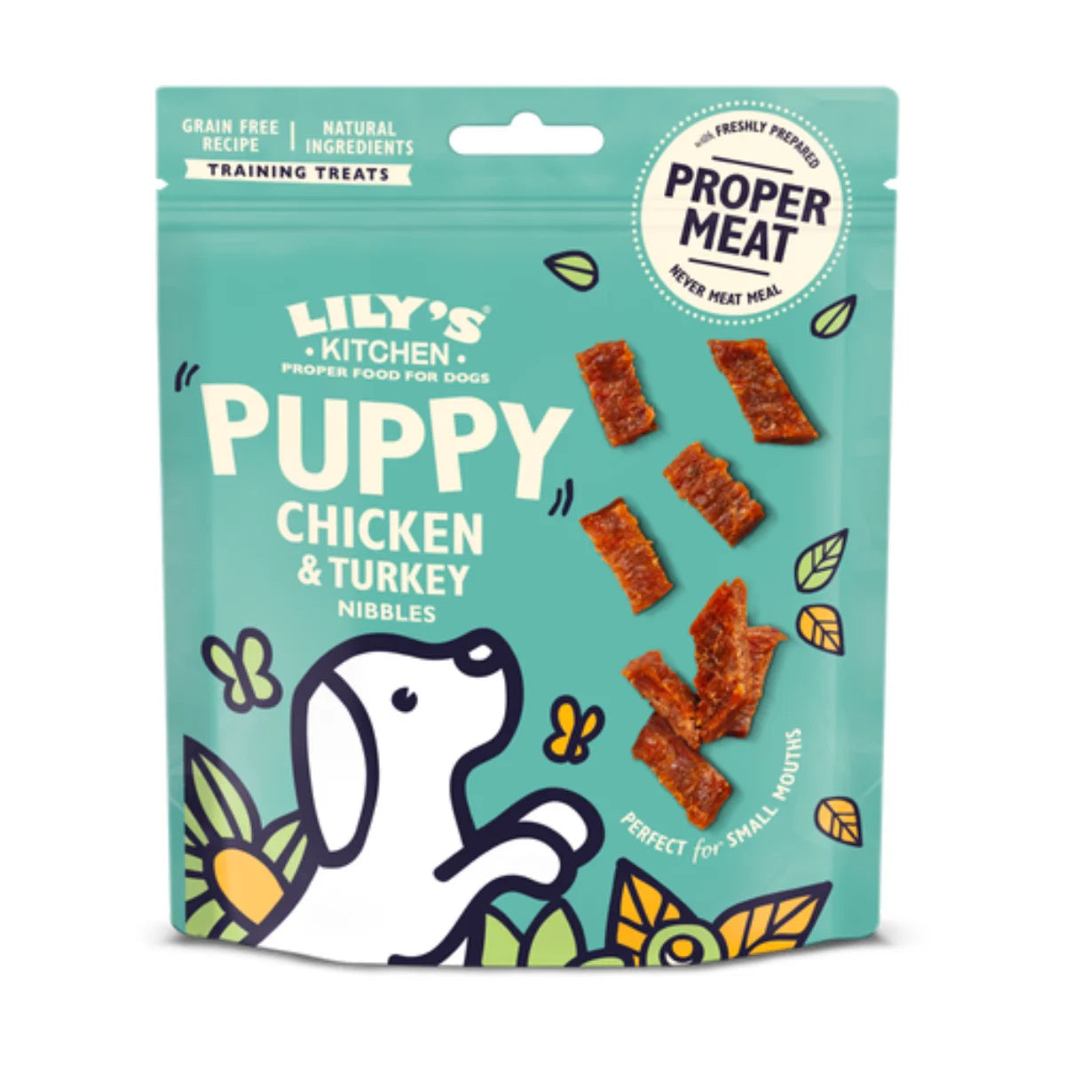 Lily's Kitchen | Chicken & Turkey Nibbles Puppy Treats | Vetopia