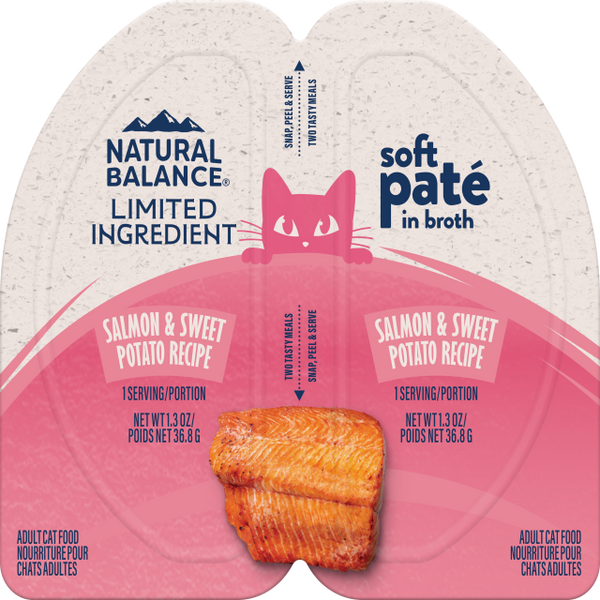 Natural Balance Limited Ingredient Soft Pate Slip Cup Salmon