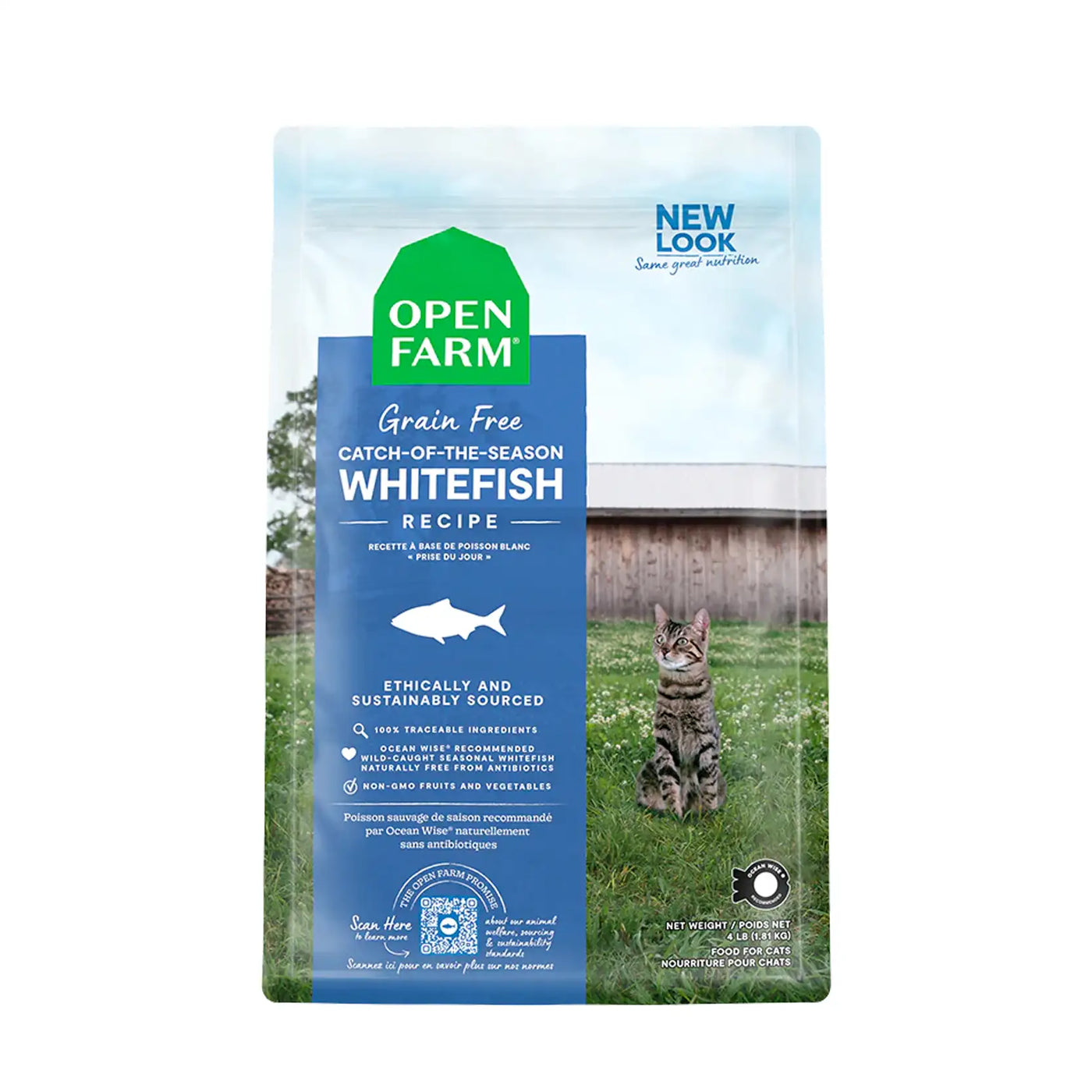 Open Farm Grain Free Cat Food Catch Of The Season Whitefish Recipe