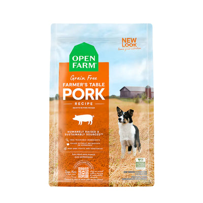 Open Farm Grain Free Dog Food Farmer's Table Pork & Root Vegetable Recipe