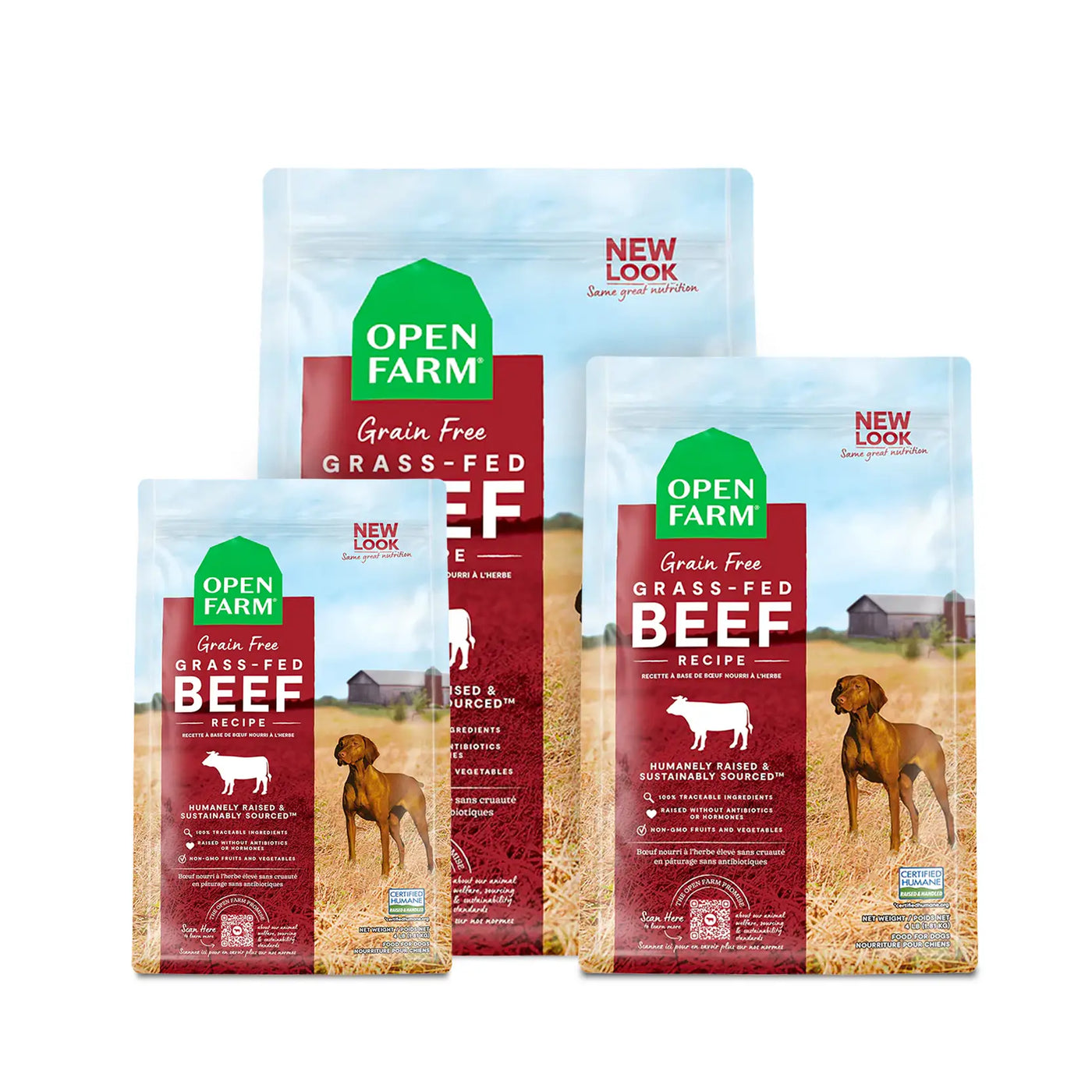 Open Farm Grain Free Dog Food Grass Fed Beef Recipe