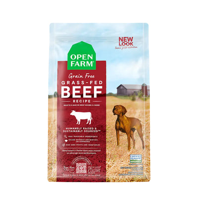 Open Farm Grain Free Dog Food Grass Fed Beef Recipe