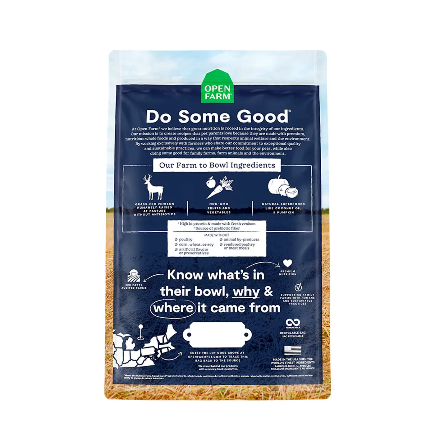 Open Farm Grain Free Dog Food New Zealead Venison Recipe