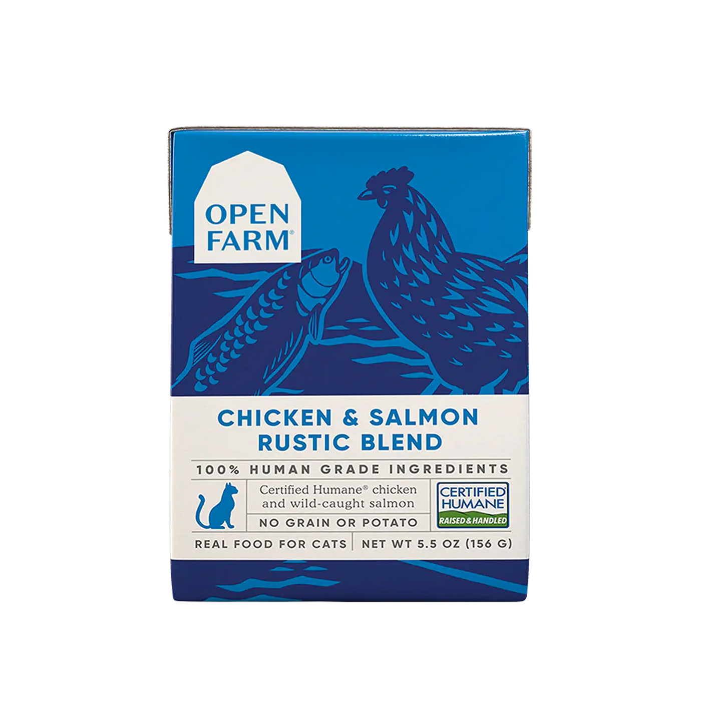 Open Farm Rustic Blend Wet Cat Food Chicken & Salmon 5.5oz Vetopia