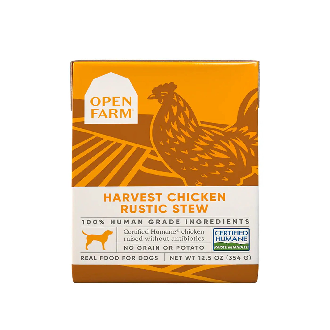 Open Farm Rustic Stew Wet Dog Food Harvest Chicken 12.5oz