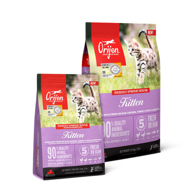 Orijen | Kitten Formula Grain-Free Dry Cat Food | Vetopia