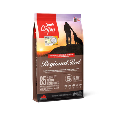 Orijen Grain Free Dog Food - Regional Red