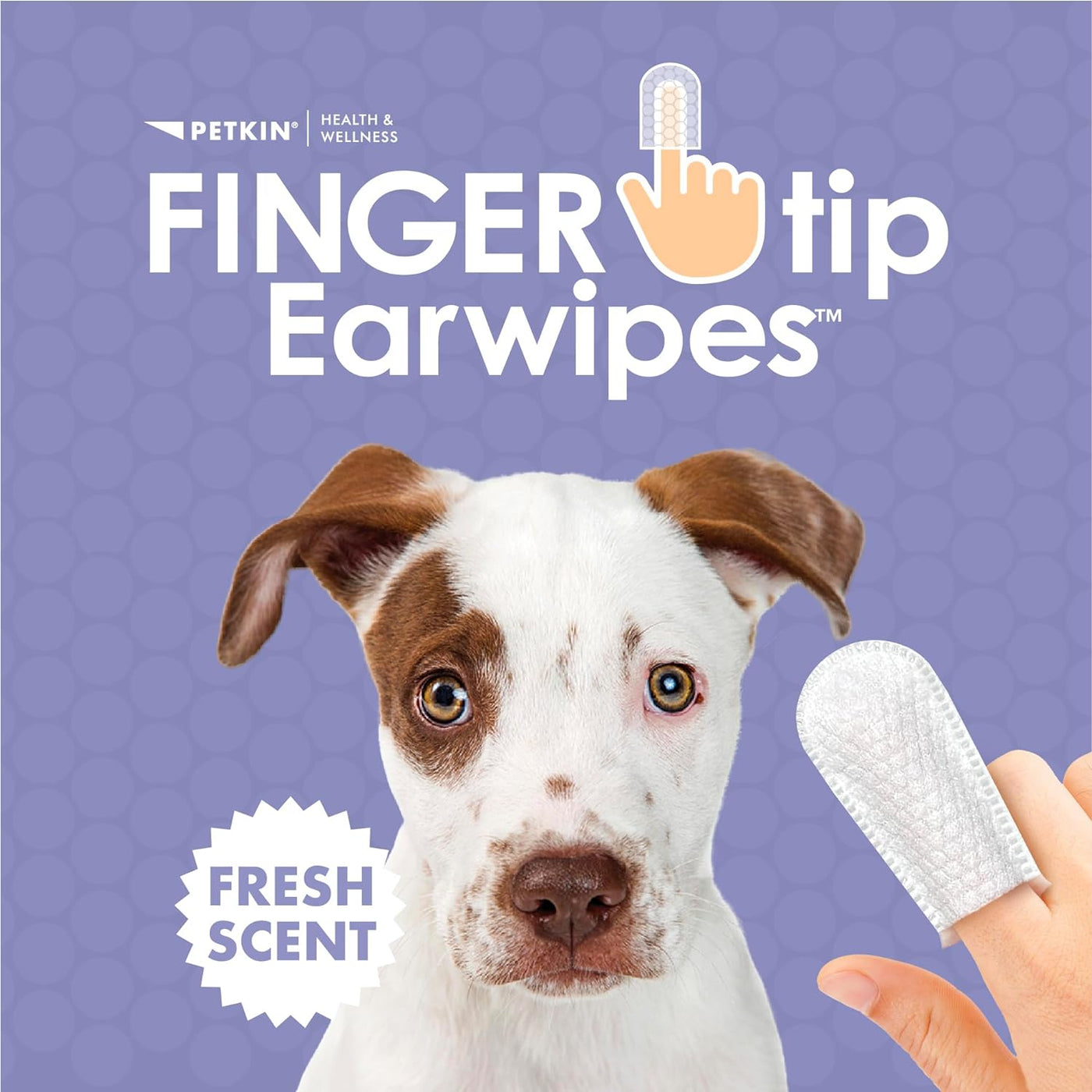 Petkin - Fingertip Ear Wipes (for Dogs and Cats) 50's