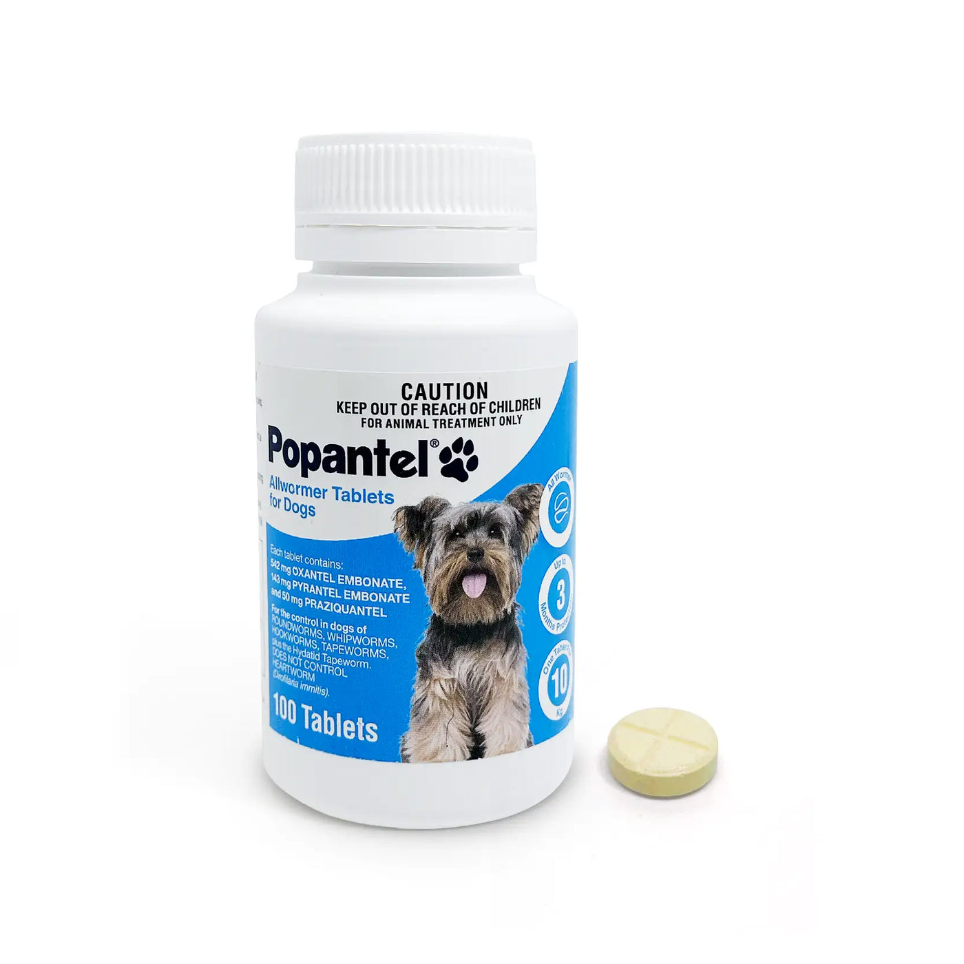 Popantel 犬用杜蟲藥片- 一片裝