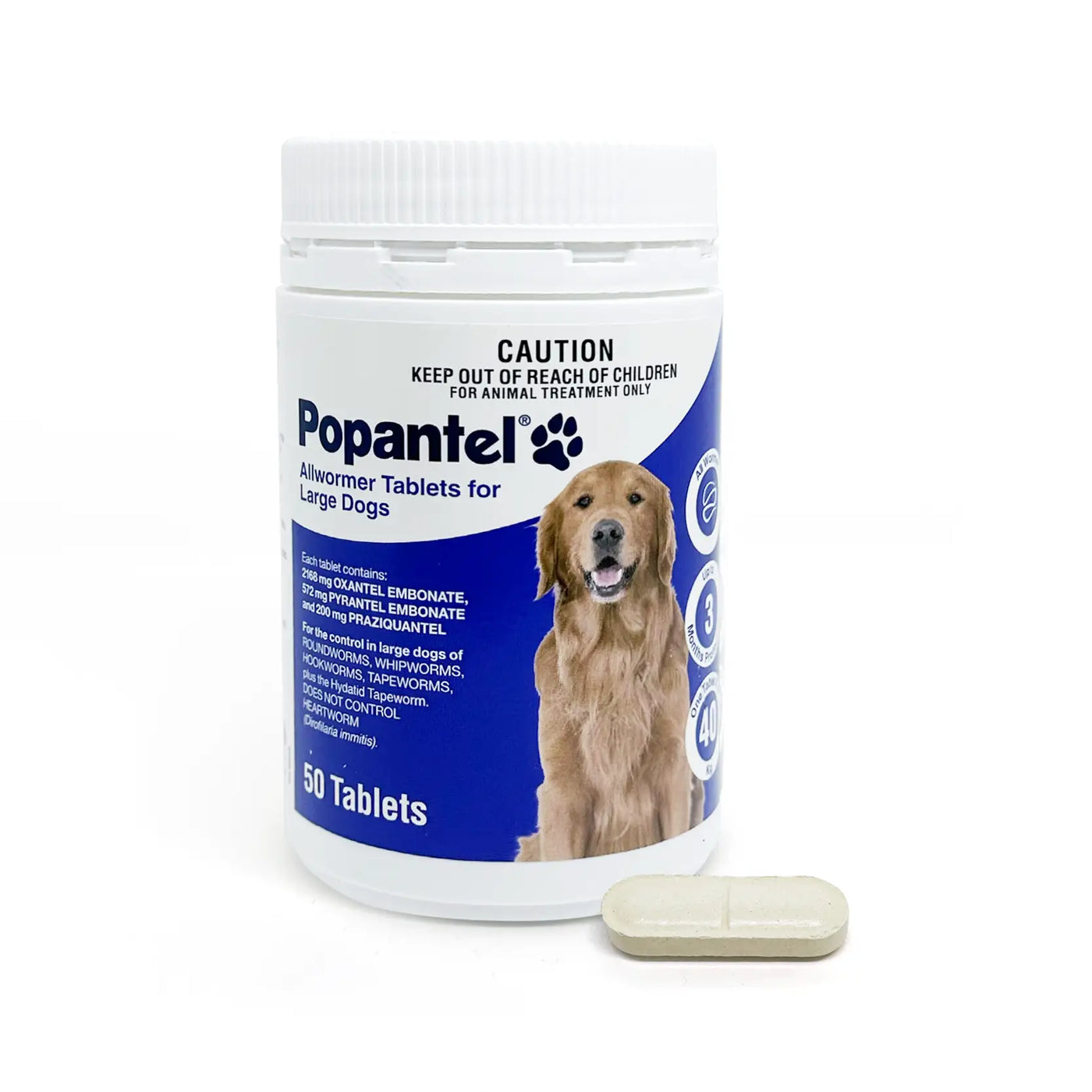 Popantel Dog Allwormer (per tablet)
