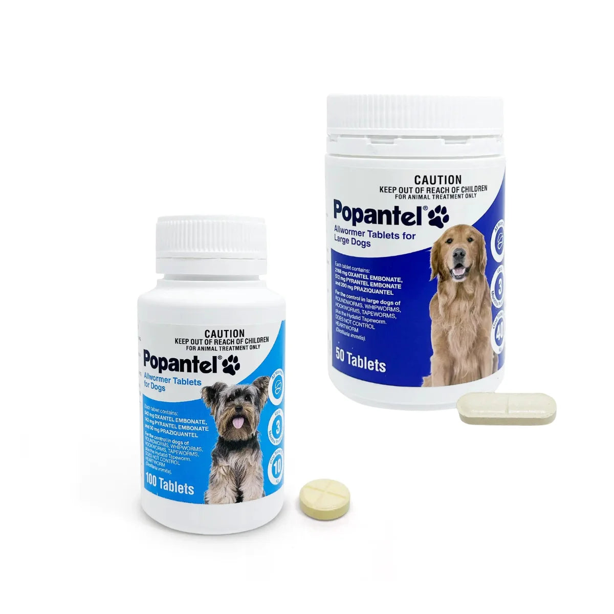 Popantel Dog Allwormer (per tablet)