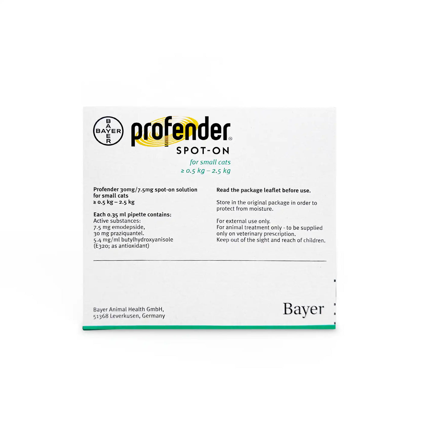 Profender | Spot-on Cats Allwormer | Intestinal Dewormer | Vetopia