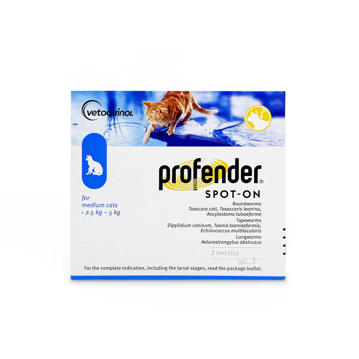 Profender | Spot-on Cats Allwormer | Intestinal Dewormer | Vetopia