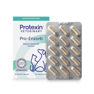 Protexin - PRO-ENZORB (Pancreatic Supplement for Dogs & Cats) 60 Capsules