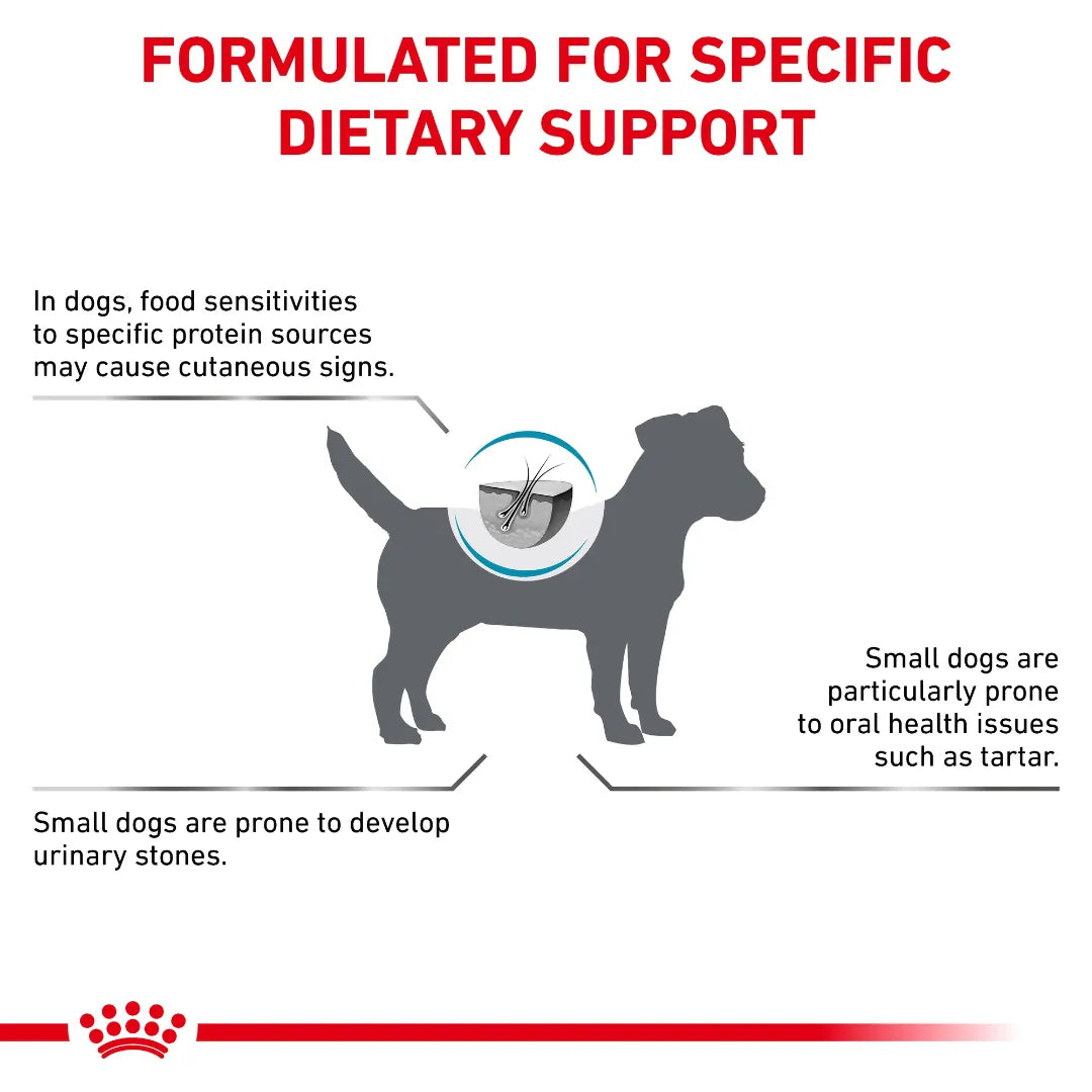 Royal Canin Hypoallergenic "Small Dog" is formulated for specific dietary support