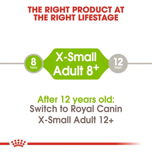 Royal Canin - X-Small Adult 8+ Dog Dry Food 1.5kg
