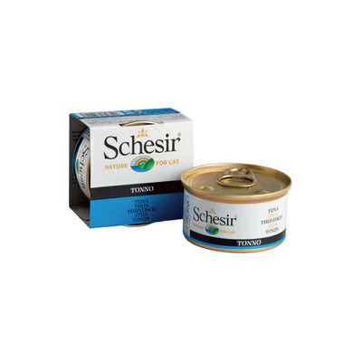 Schesir - Complementary Wet Food for Adult Cats - Tuna 85g