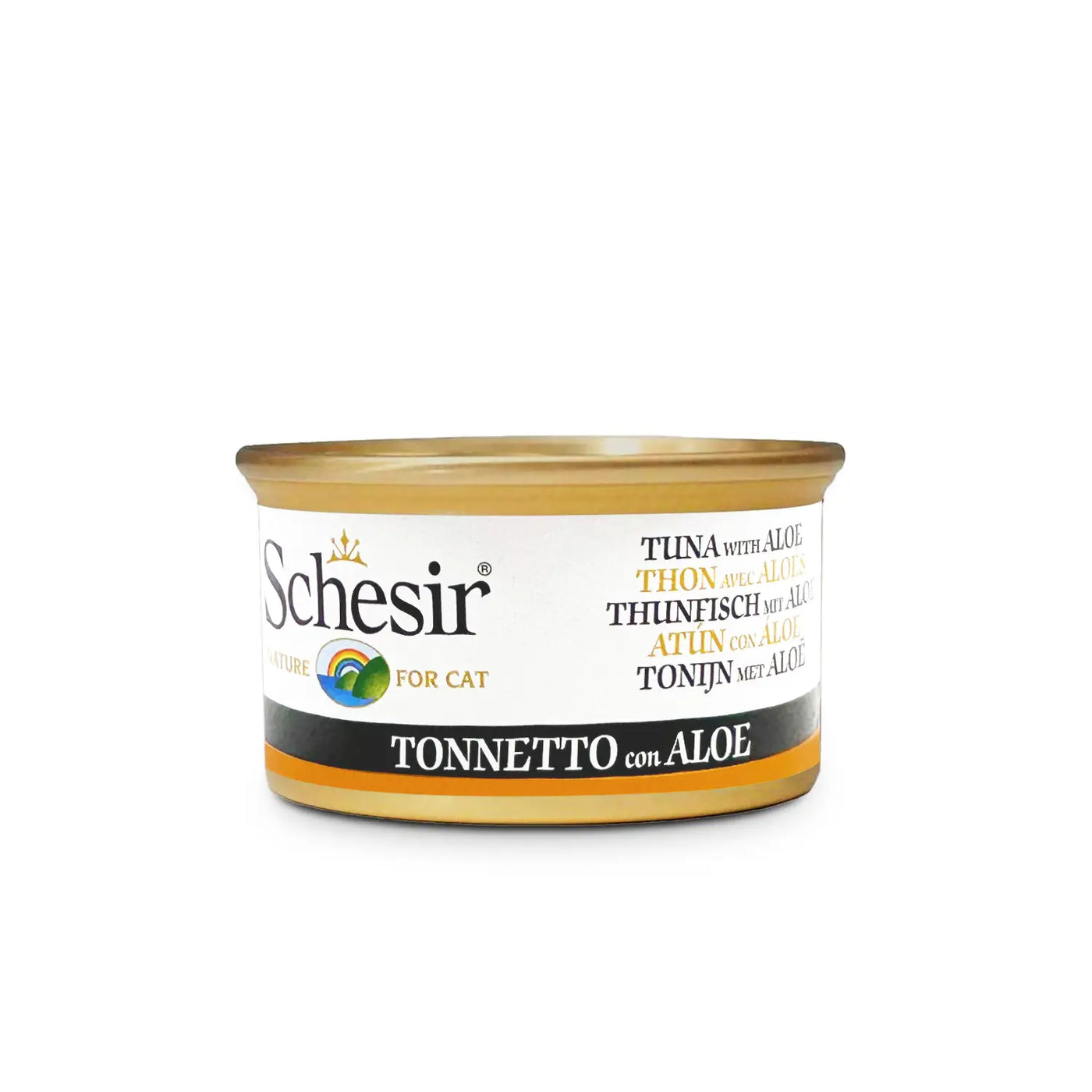Schesir - Complementary Wet Food for Adult Cats - Tuna with Aloe 85g